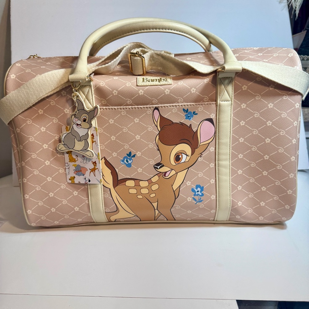 NWT. Disney Bambi weekender travel bag. Primark exclusive